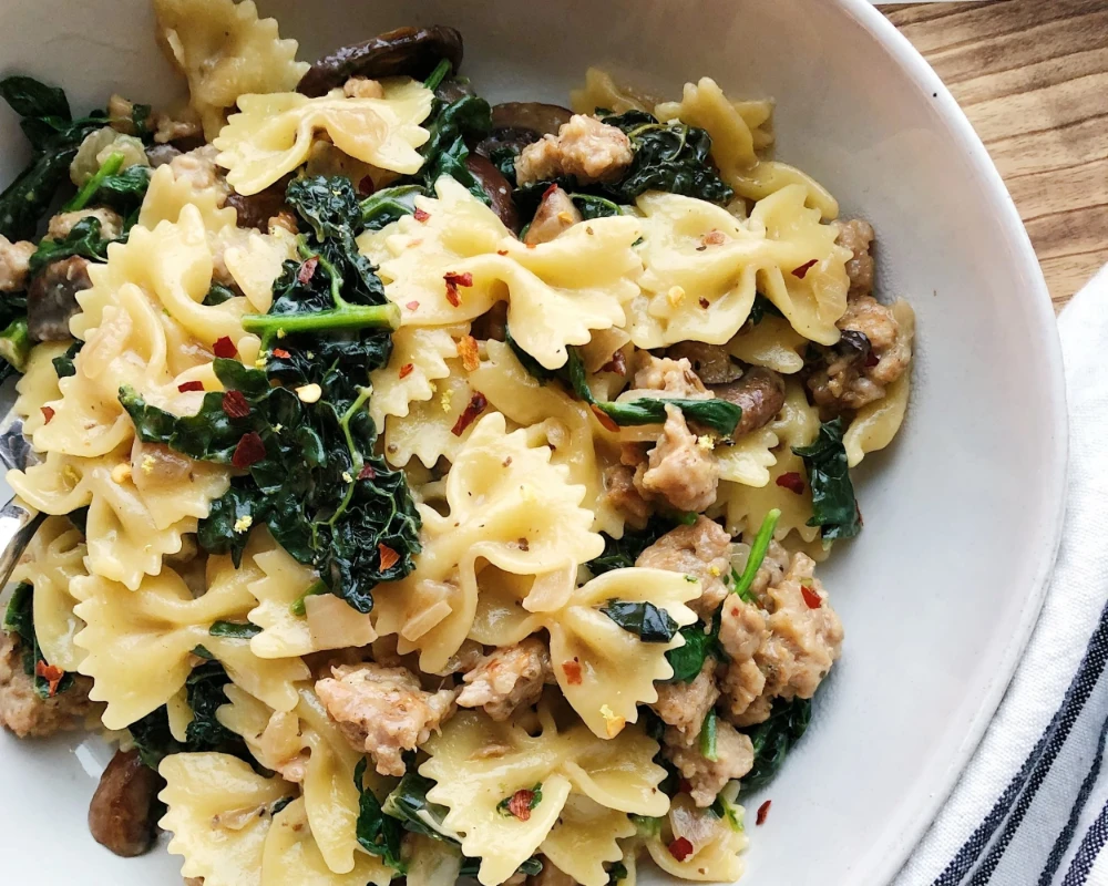 Sausage and Kale Pasta